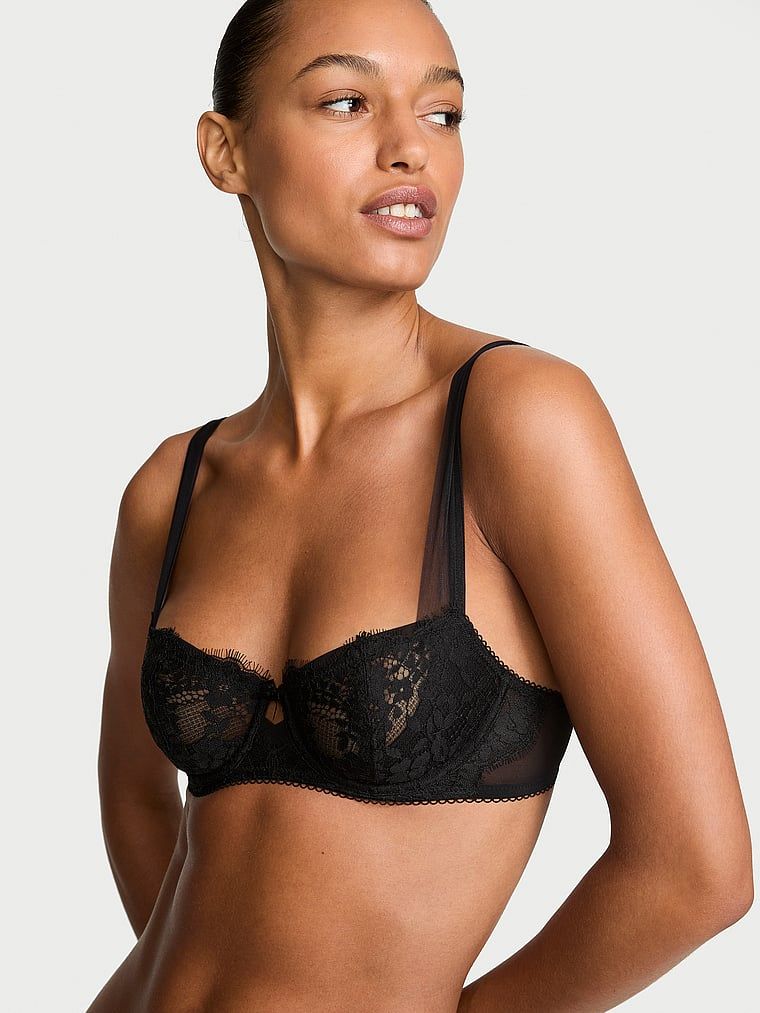 Dream Angels Biustonosz nieusztywniany balkonetka Wicked Mesh-Trim