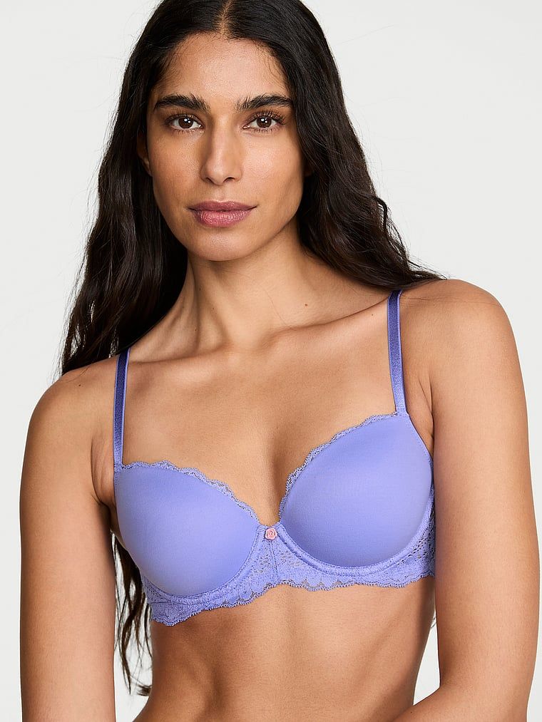 Dream Angels Biustonosz lekko usztywniany z koronką Lace Demi