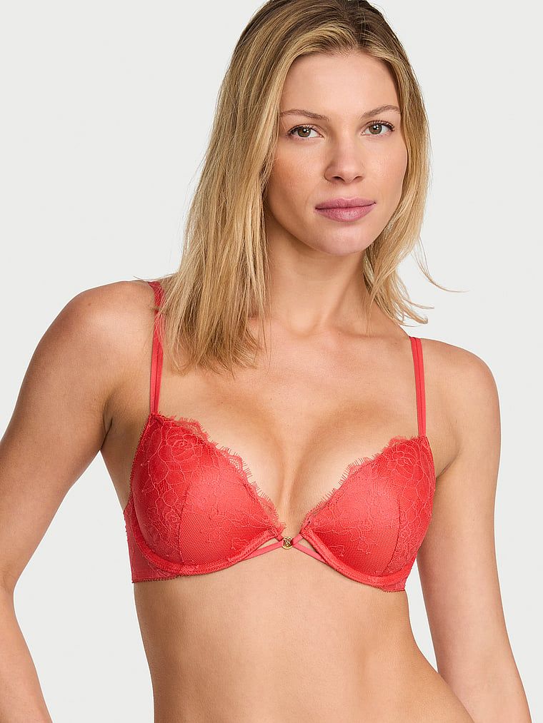Very Sexy Biustonosz push-up koronkowy Rose Lace