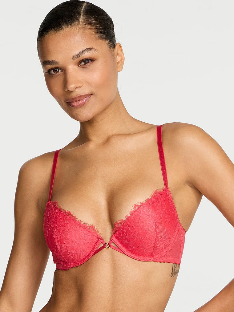 Very Sexy Biustonosz lekko usztywniany koronkowy Rose Lace Demi
