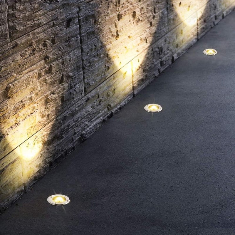 Wpuszczany reflektor LED, 6 W, IP65, zielone światło, oświetlenie zewnętrzne, zintegrowany transformator, odpowiedni do ścieżek i tarasów.