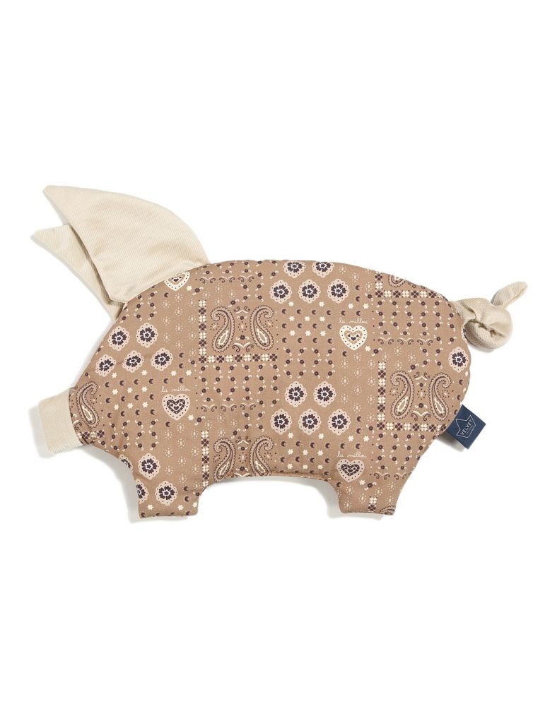 La Millou Podusia Sleepy Pig velvet ( Bandana mocca )
