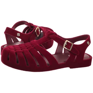 Sandały Possession Velvet II A 37845/BN606 Red Flocked (ML412-b) Melissa