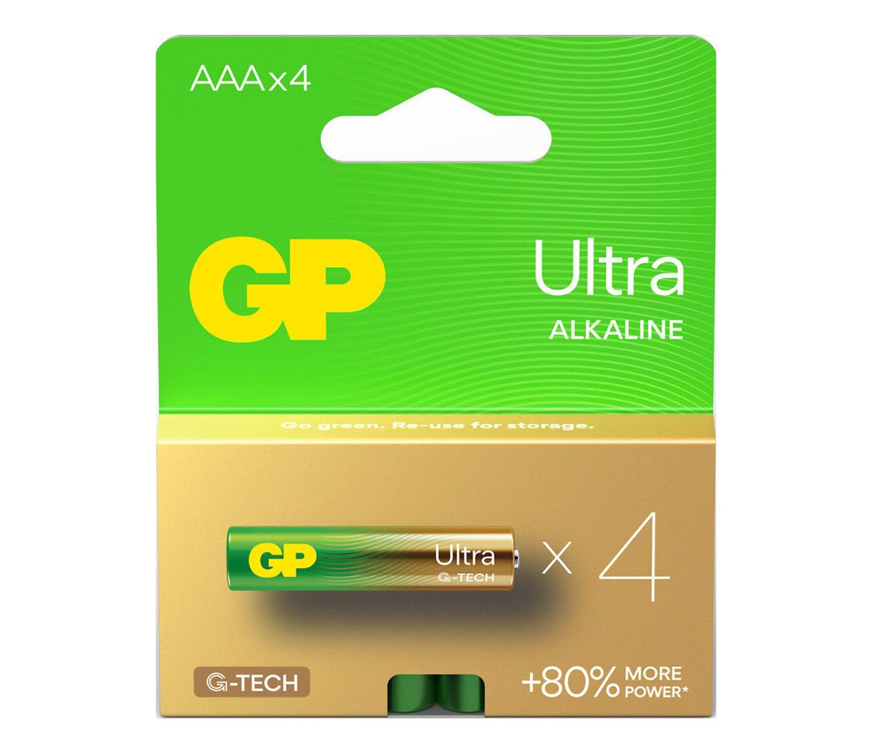 GP Ultra AAA/LR03; 1,5V (4 sztuki) 24AU21-SB4