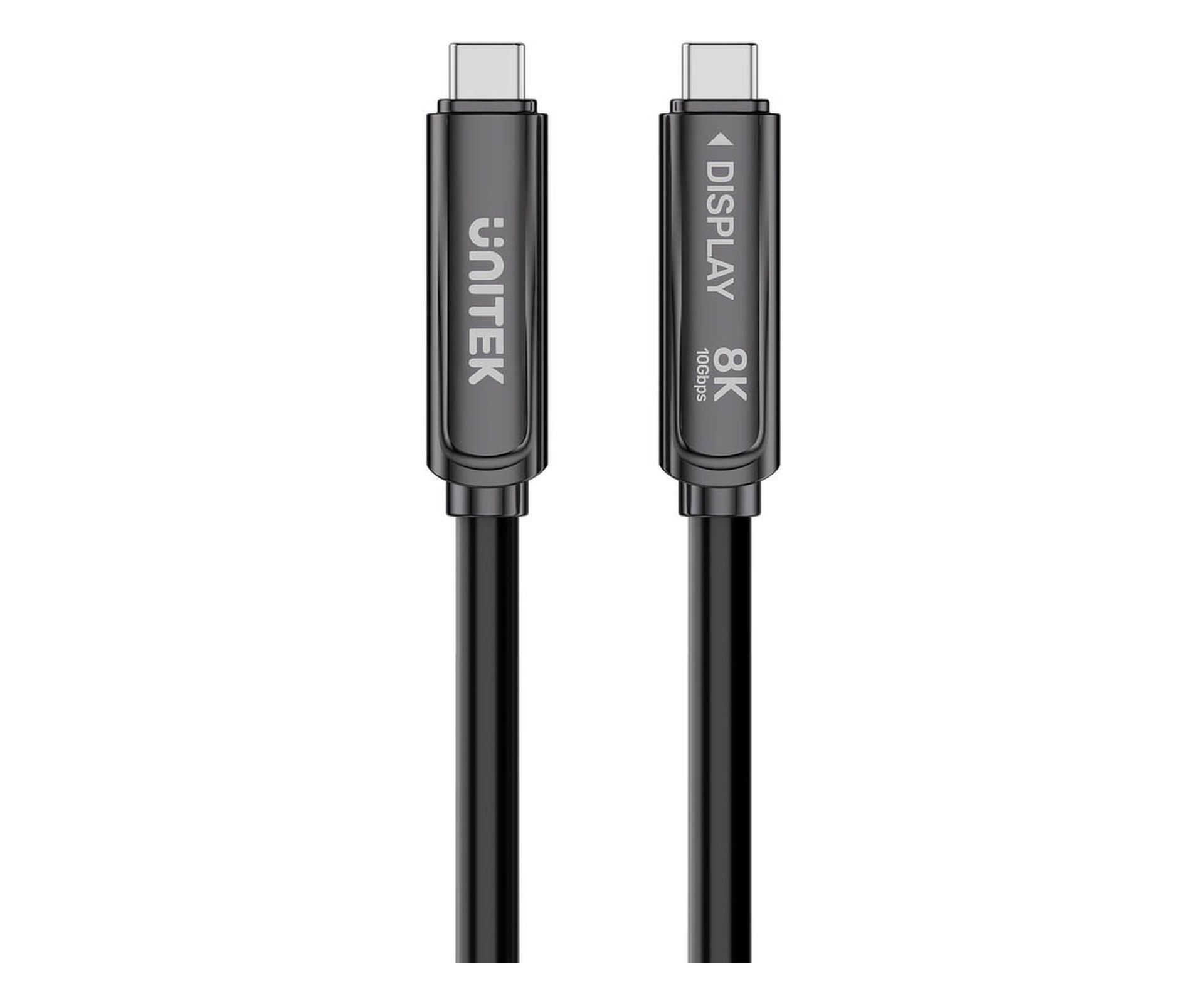 Unitek kabel optyczny USB-C (10Gbps, PD60W, 8K@30Hz) 5m