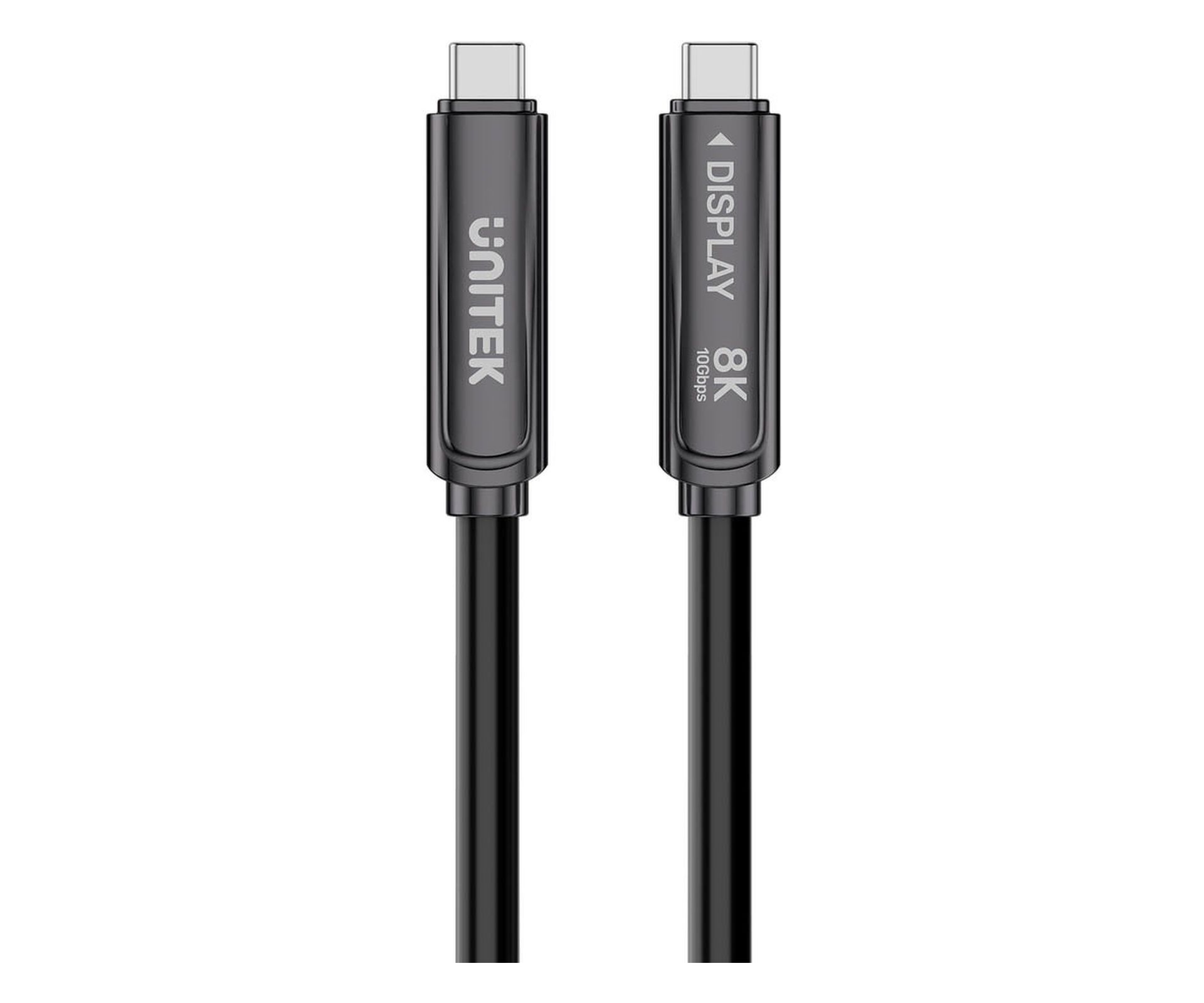 Unitek kabel optyczny USB-C (10Gbps, PD60W, 8K@30Hz) 12m