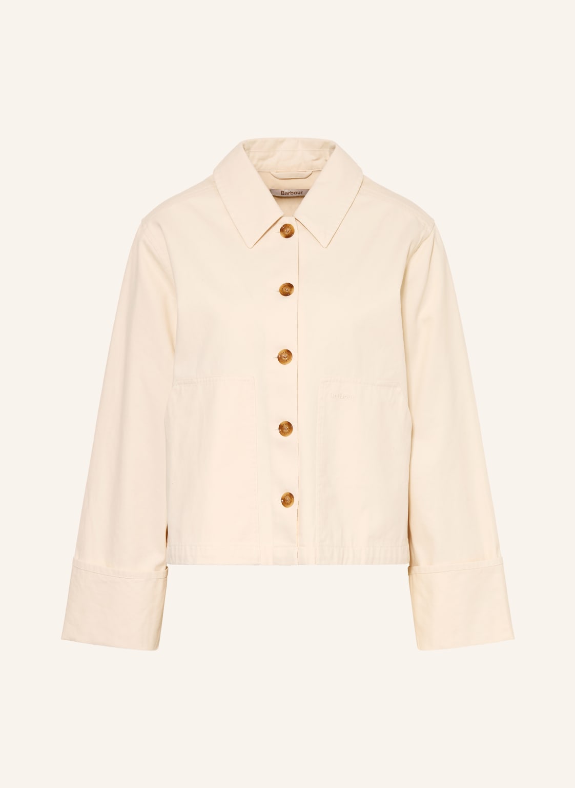 Barbour Kurtka Z Klapami Aylesby weiss