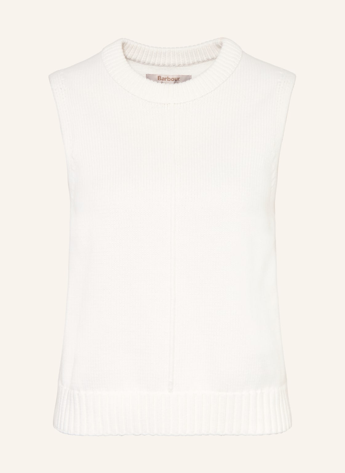 Barbour Dzianinowy Top weiss