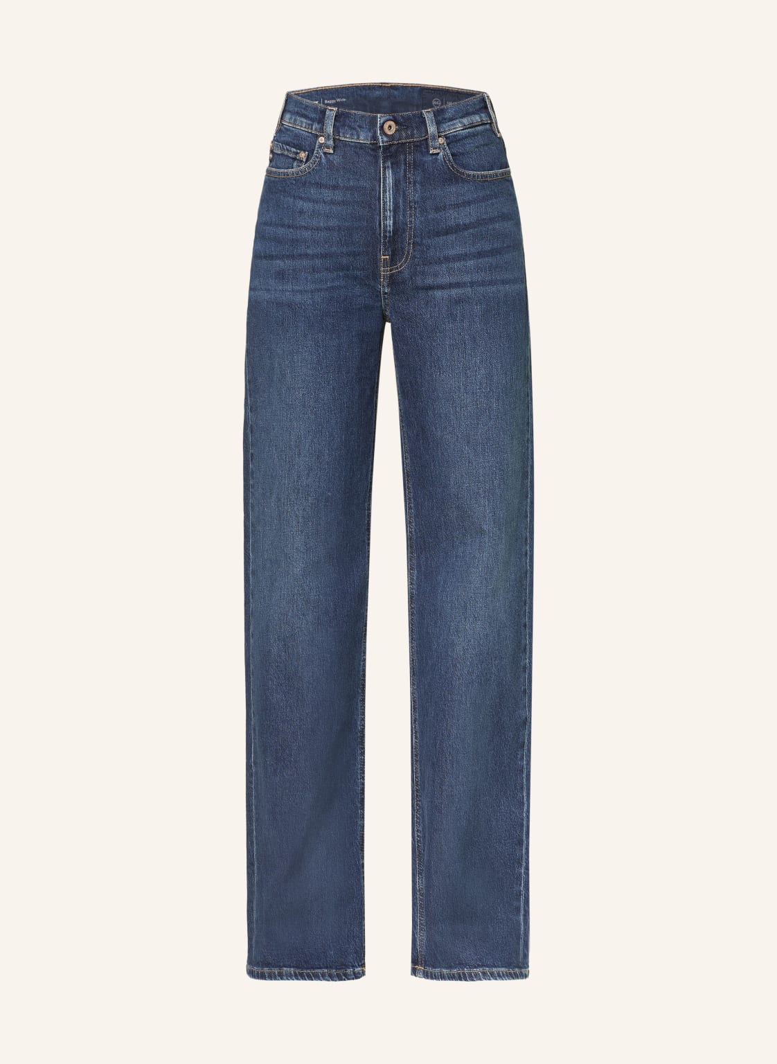 Ag Jeans Dżinsy Z Szerokimi Nogawkami New Baggy blau