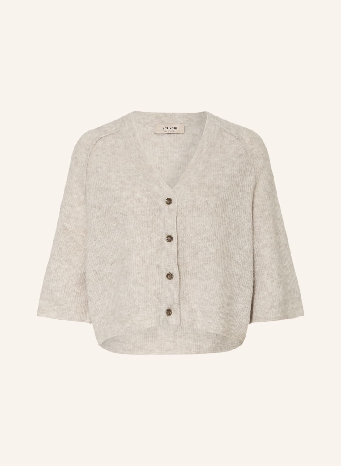 Mos Mosh Kardigan Mmthora Lizet Z Alpaki beige
