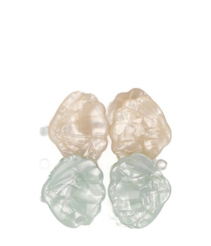 Solida Haarklammer Muscheln beige, blau Klamry do włosów 4 szt.