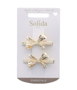 Solida Haarclips Metall gold Klamry do włosów 2 szt.