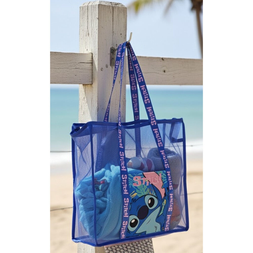 Torba Plażowa Disney Stitch mesh beach bag