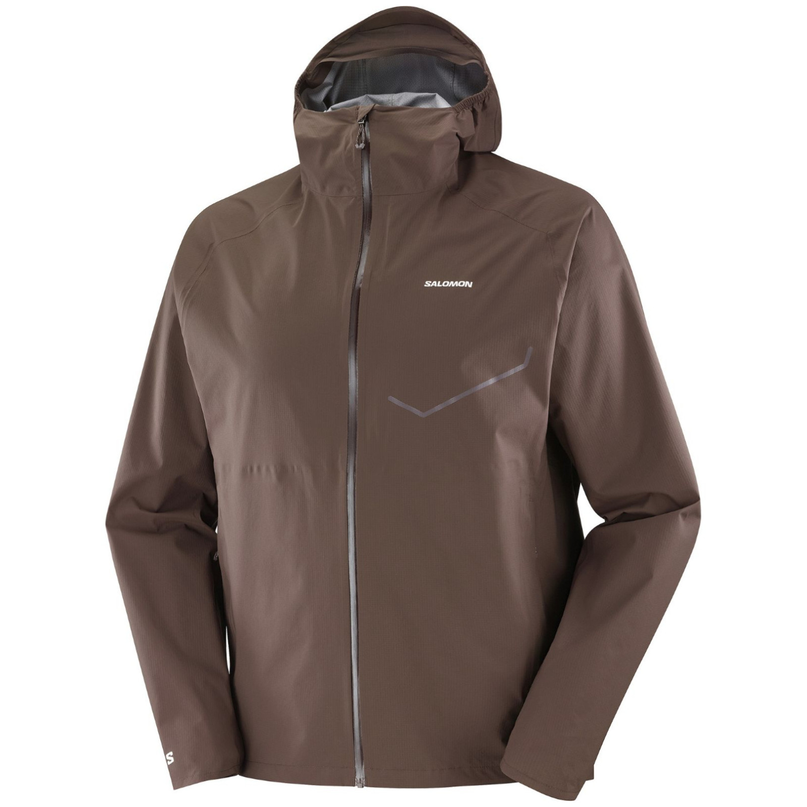 Kurtka męska Salomon Bonatti Waterproof Jacket M Rozmiar: XL / Kolor: brązowy
