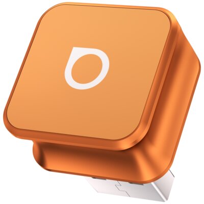 Adapter OTTOCAST CP88-T Mini Cube Bezprzewodowy CarPlay Android Auto Pomarańczowy