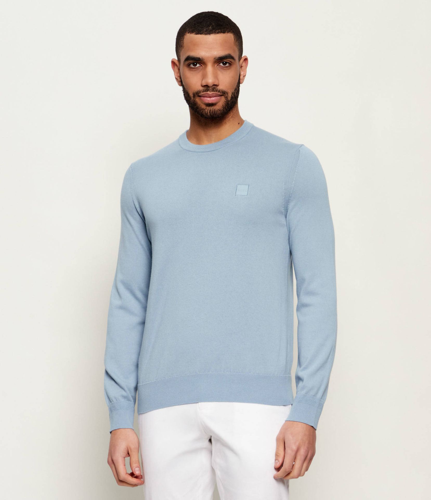 BOSS ORANGE Sweter Kanovano_S Regular Fit z dodatkiem kaszmiru