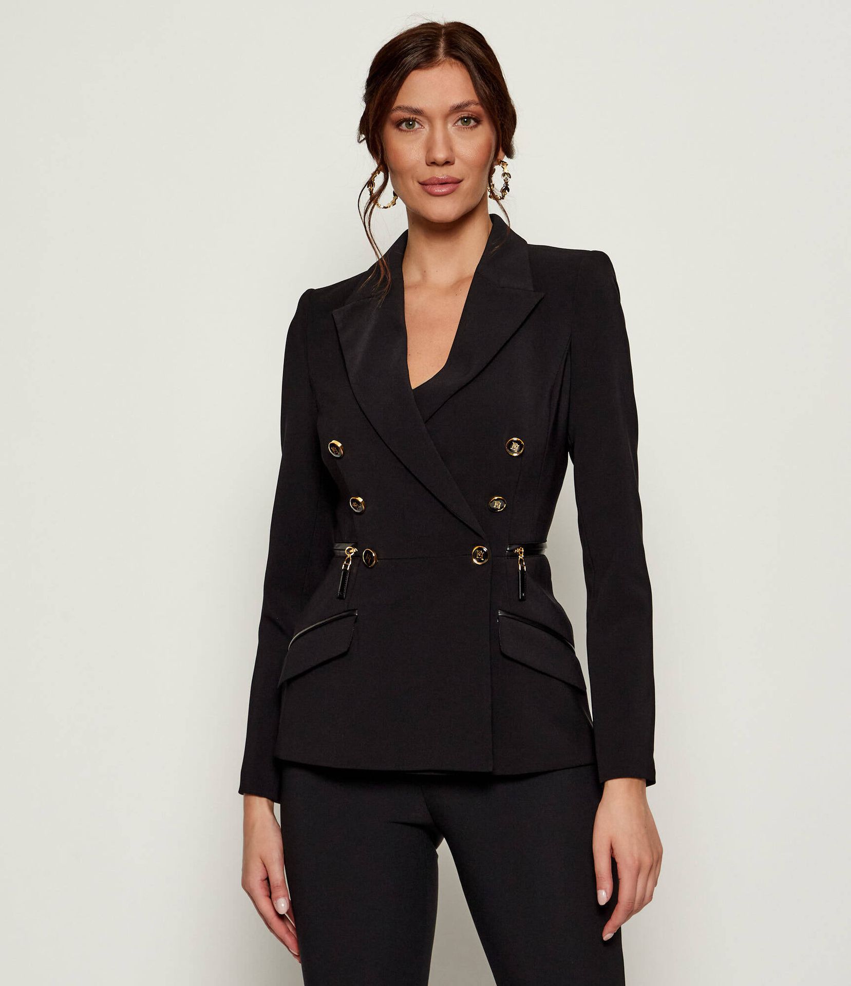 Elisabetta Franchi Żakiet Slim Fit