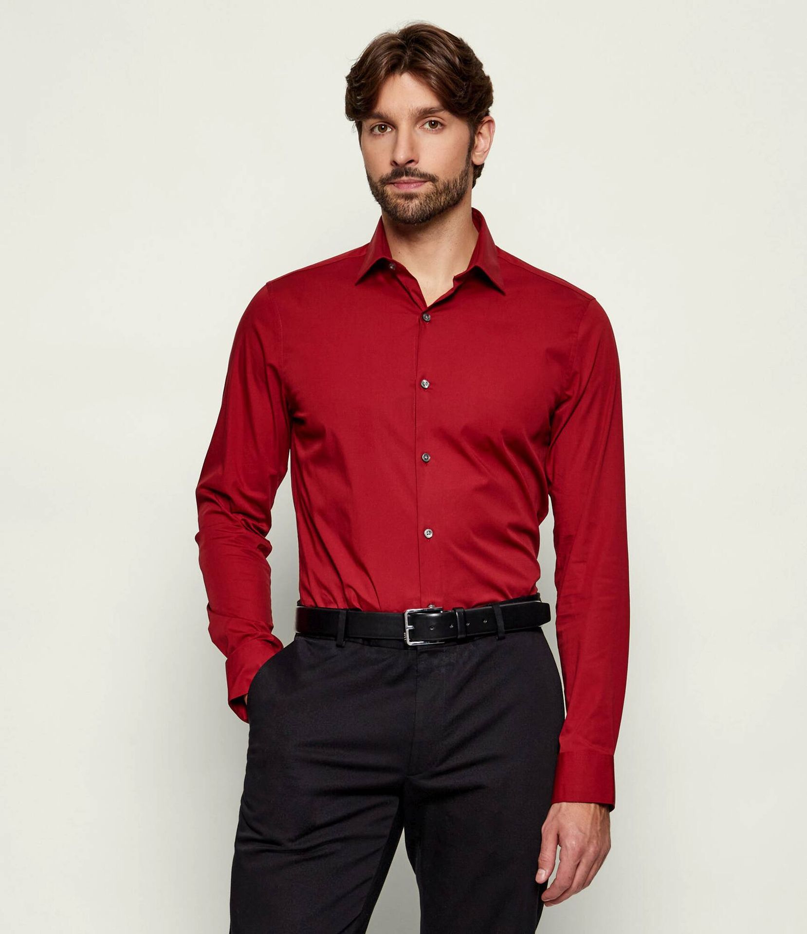 Calvin Klein Koszula Slim Fit stretch