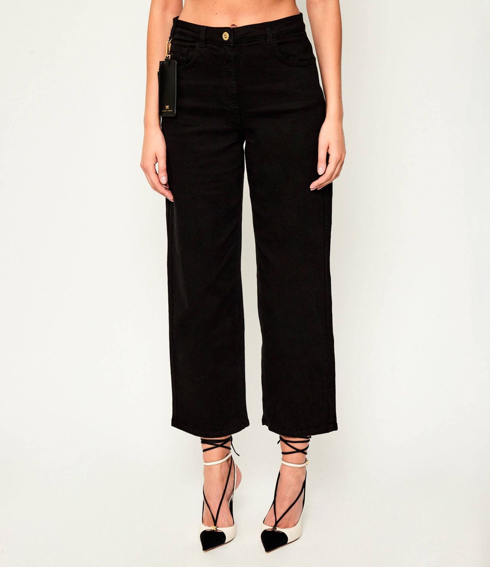 Elisabetta Franchi Jeansy Relaxed fit
