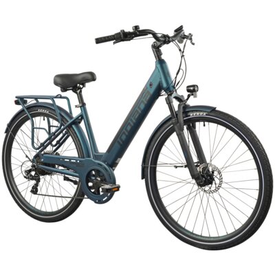 Rower elektryczny INDIANA E-Trekking 3.0 D18 28 cali Ciemnozielony