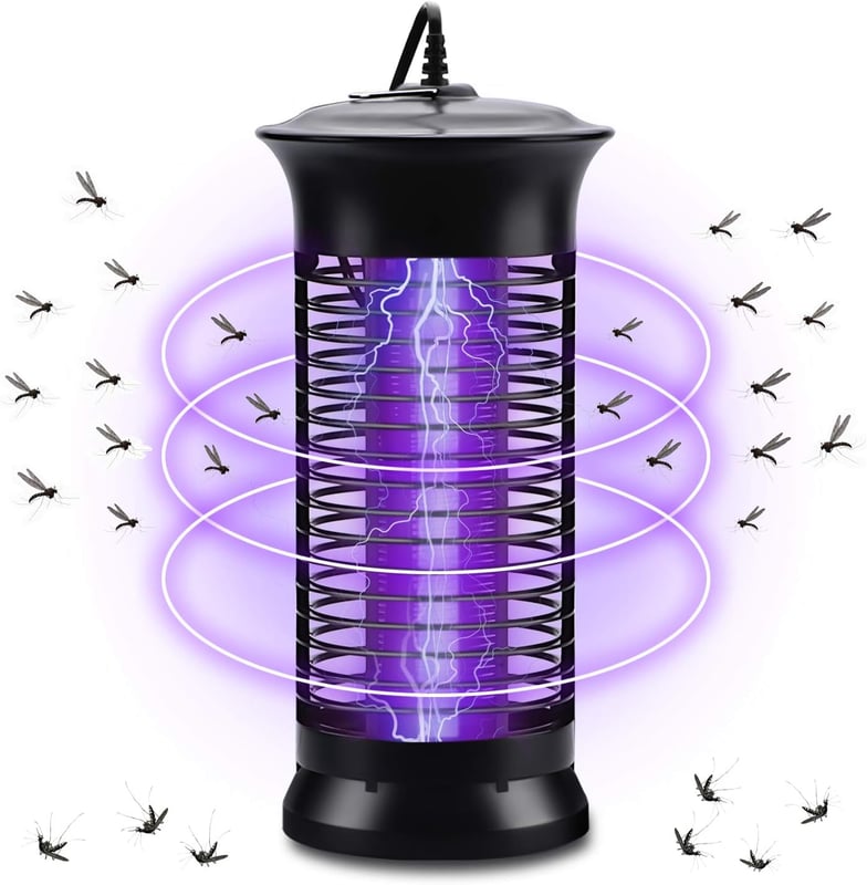 Lampa owadobójcza, pułapki na komary UV LED, urządzenie owadobójcze, inhalator na komary przyciągający muchy i owady, nietoksyczny do użytku wewnątrz