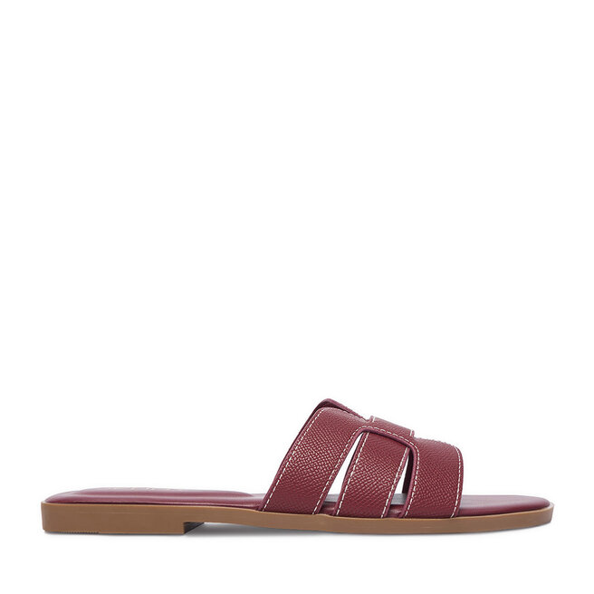 Klapki JENNY CEO-LB-F1061 Bordowy