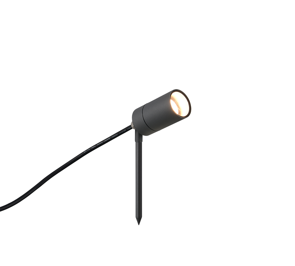 RL PURUS lampa zewnętrzna wbijana IP65 reflektorek GU10 mini 5W antracyt R86871042