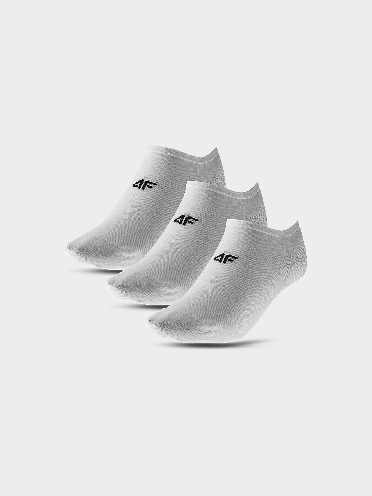 4F Skarpetki krótkie (3-pack) męskie - białe 43-46