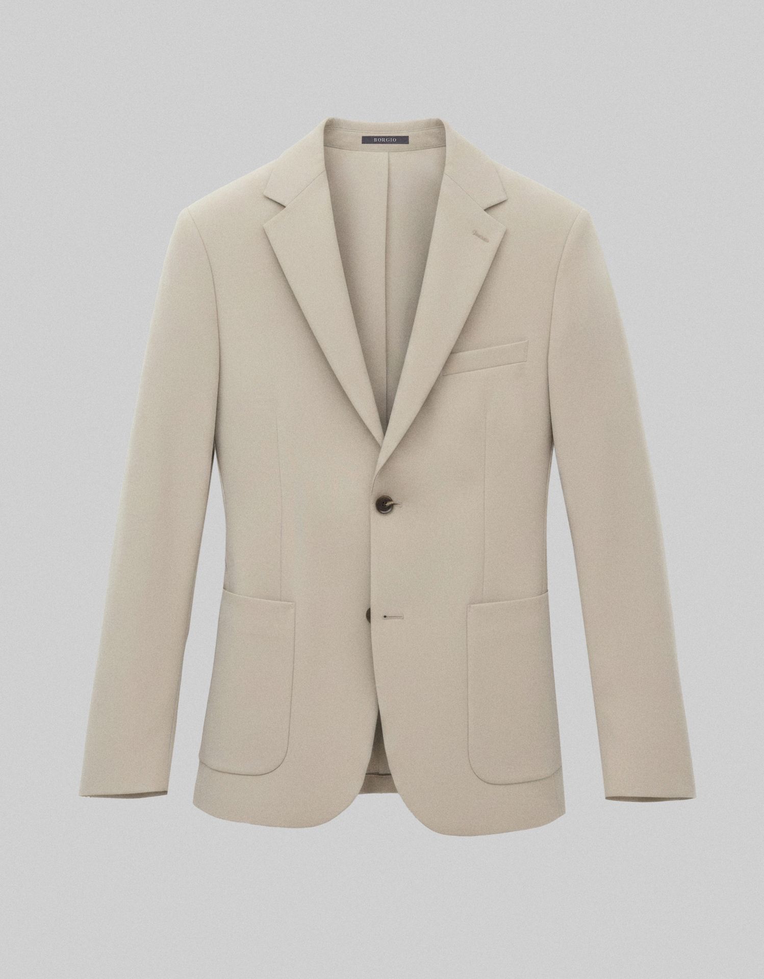 marynarka do zestawu laconi beżowa slim fit
