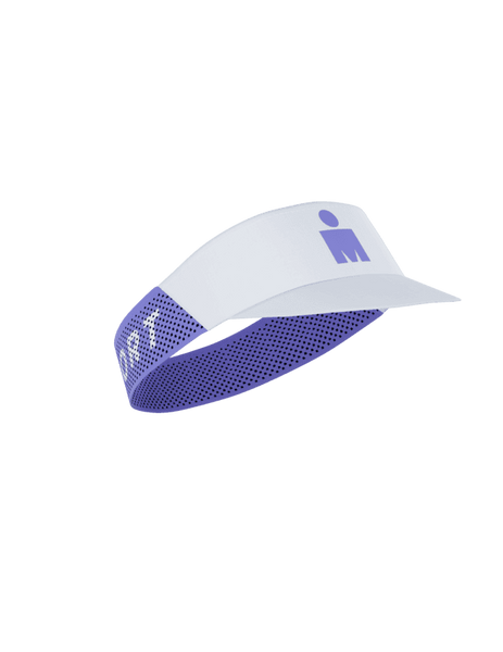 COMPRESSPORT Daszek biegowy PRO RACING VISOR IRONMAN 2026 white/jacaranda