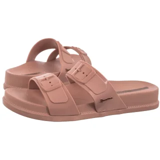 Klapki Leme Slide Fem 83856/BP275 Pink/Brown (IP93-a) Ipanema