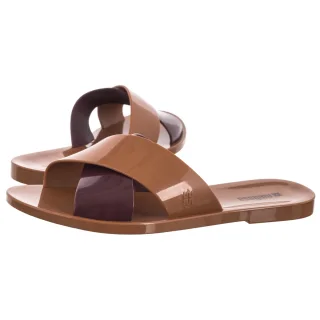 Klapki Essential Cross Slide 38071/BU403 Brown/Burgundy (ML411-b) Melissa