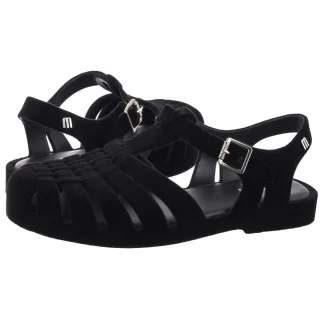 Sandały Possession Velvet II A 37845/BN603 Black Flocked (ML412-a) Melissa