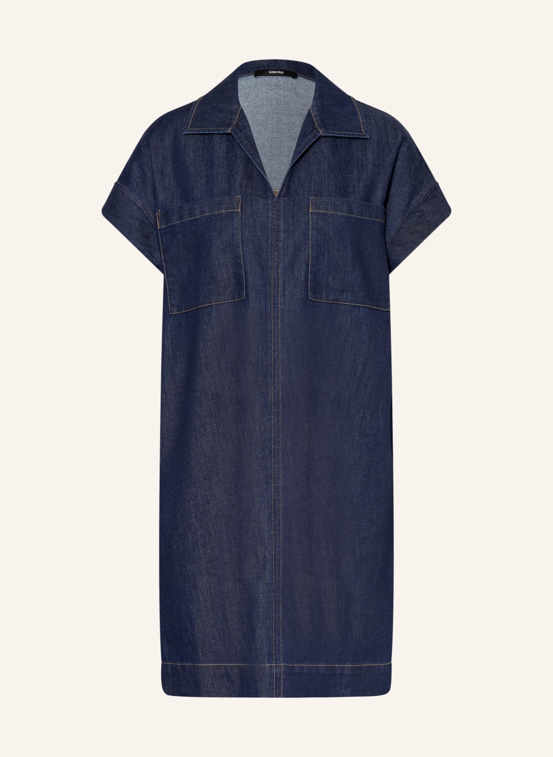 Someday Sukienka Qondra W Stylu Jeansowym blau