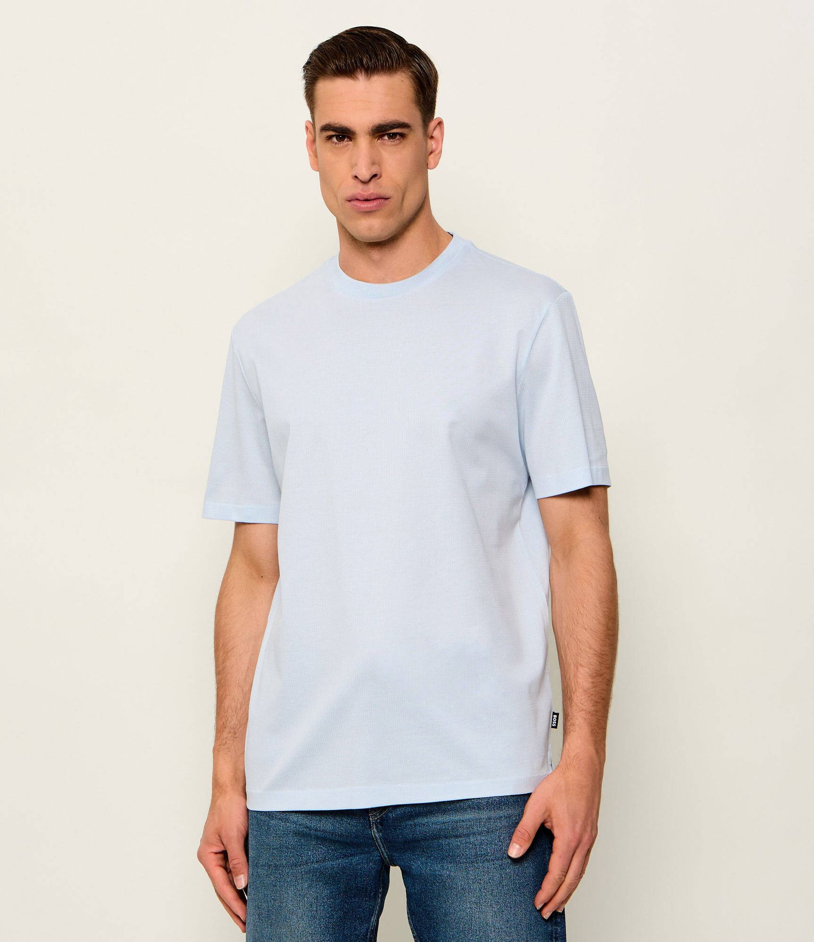 BOSS BLACK T-shirt H-Thompson 316 Regular Fit mercerised