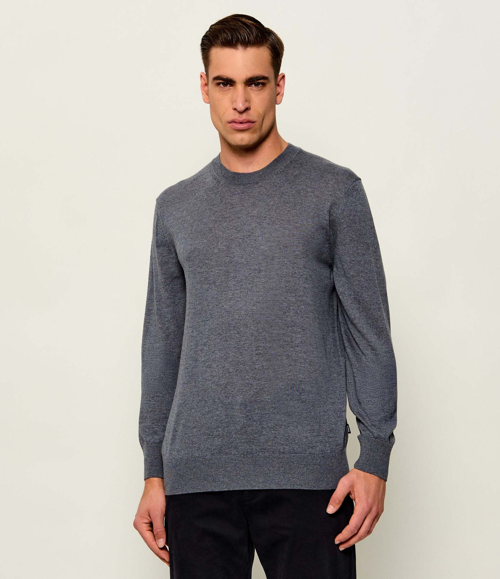 BOSS BLACK Wełniany sweter H-Leno Regular Fit