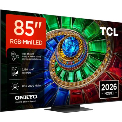 TCL 85RM7L 85” RGB 4K 144Hz VRR Google TV Dolby Atmos Dolby Vision HDMI 2.1