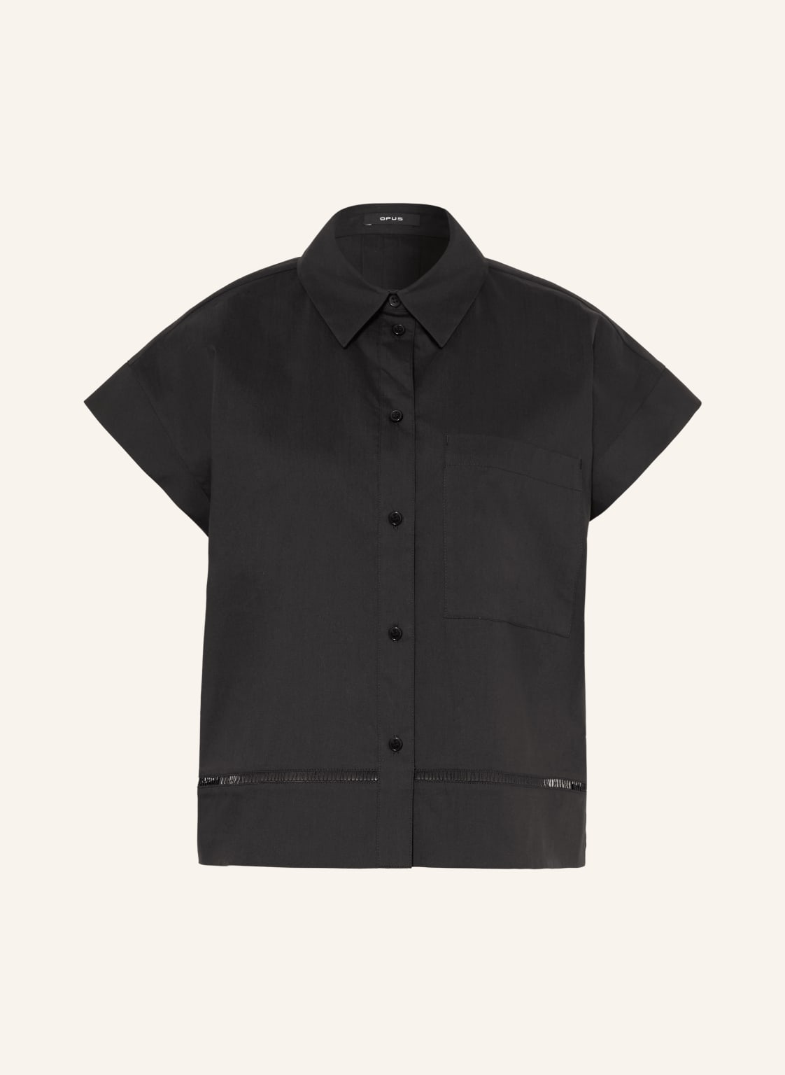 Opus Bluzka Fallerie schwarz