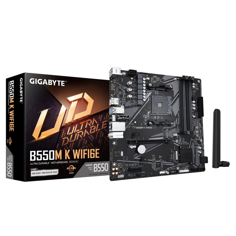 GIGABYTE B550M K WIFI6E AMD B550 Socket AM4 micro ATX