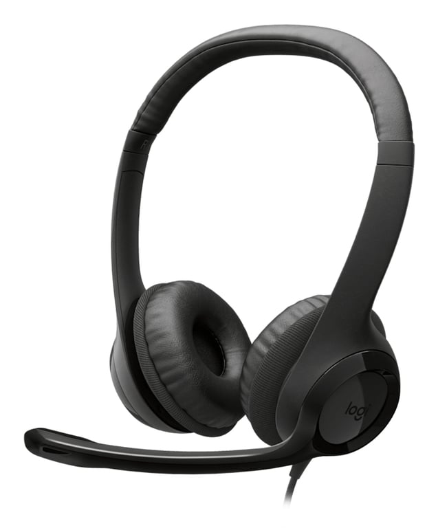 Logitech H390 USB Zestaw słuchawkowy Przewodowa Opaska na głowę Połączenia/muzyka USB Typu-A Czarny