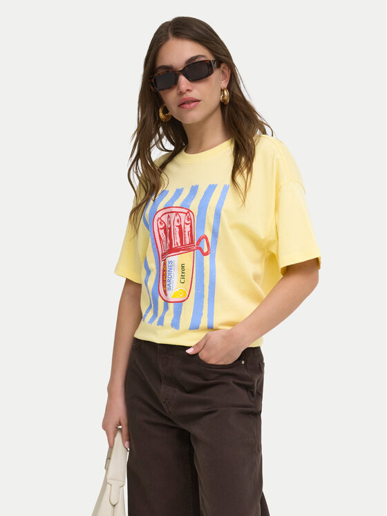 ONLY T-Shirt Vivvi 15346761 Czarny Regular Fit