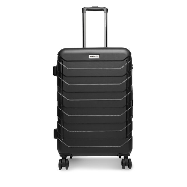 Walizka średnia GINO ROSSI CEO-GIN-M-001-05-BLACK4 Czarny