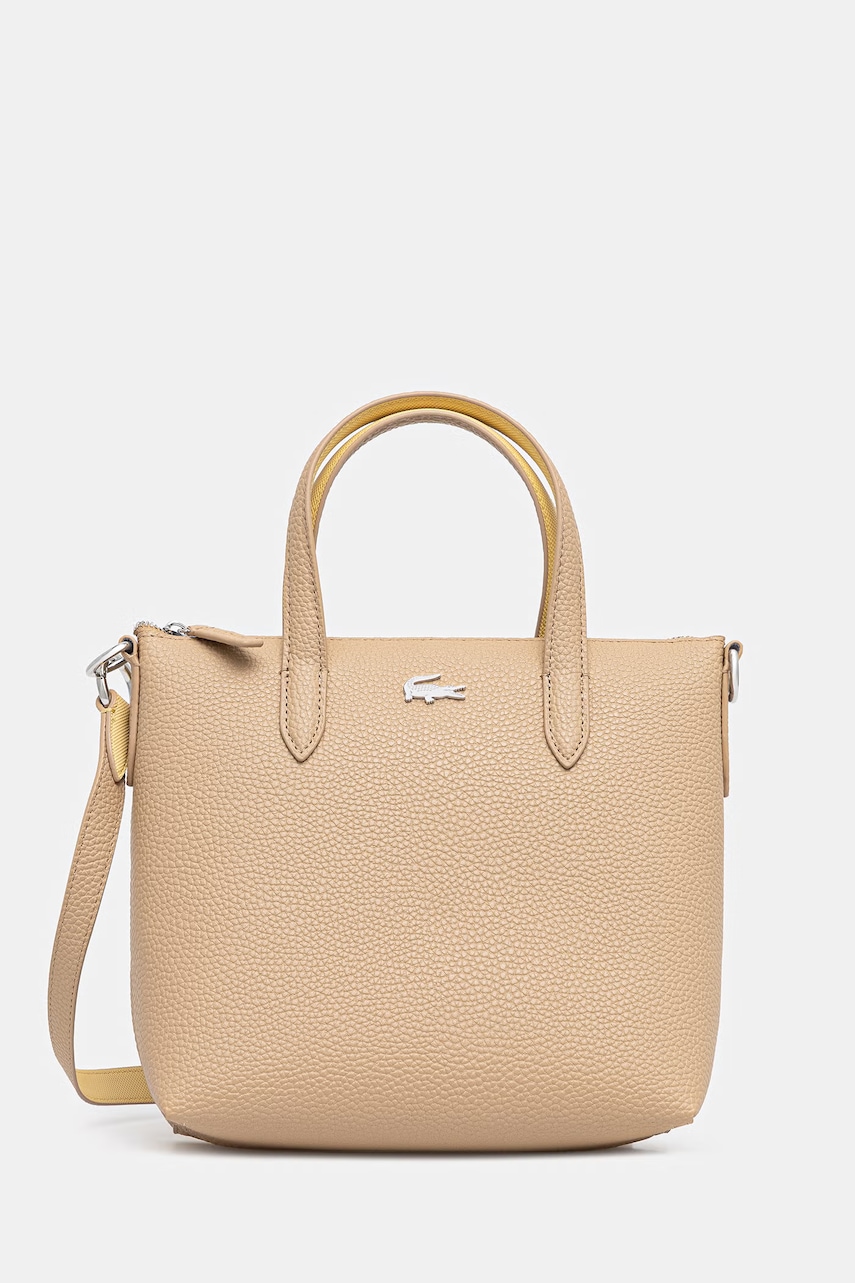 Lacoste torebka tote damska z imitacji skóry