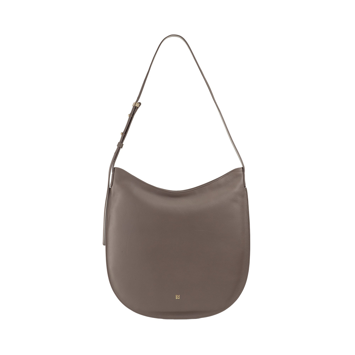 DUDU Torebka hobo Colorful Sylvie – skóra naturalna, zamek, regulowany pasek