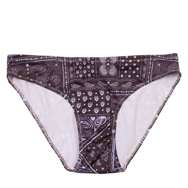 Figi klasyczne paisley cherry brown