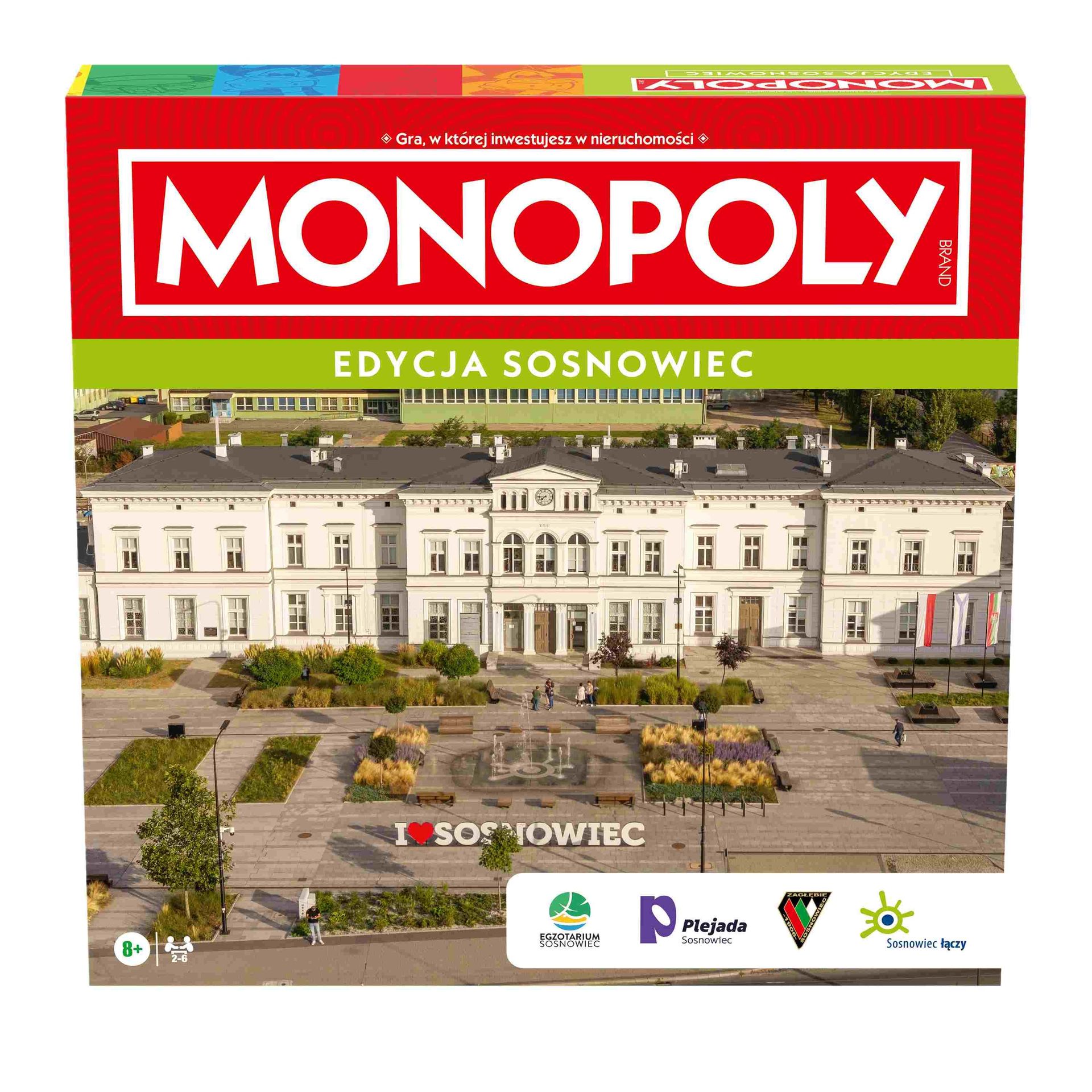 Gra Monopoly Sosnowiec edycja miejska Winning Moves - gra