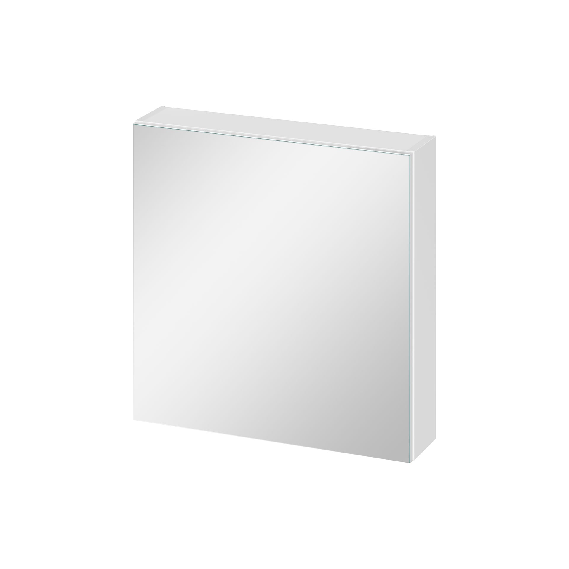 Szafka łazienkowa wisząca z lustrem Cersanit Ovida 60 cm biały połysk S1058-007 -Dsm