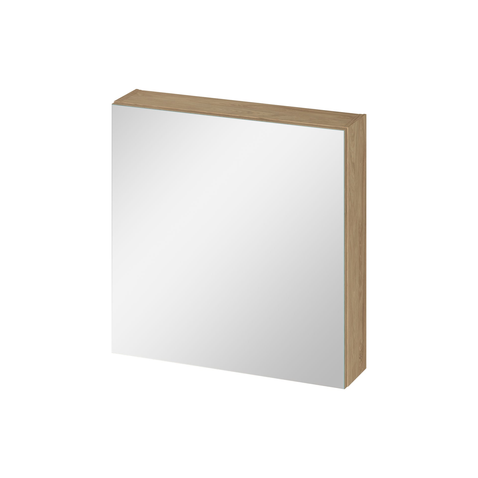 Szafka łazienkowa wisząca z lustrem Cersanit Ovida 60 cm dąb hikora S1058-015 -Dsm