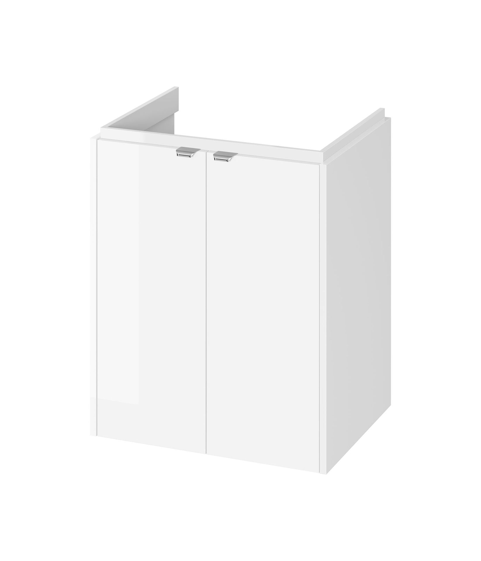 Szafka łazienkowa pod umywalkę Cersanit Ovida 60 cm biały połysk S1058-002 -Dsm