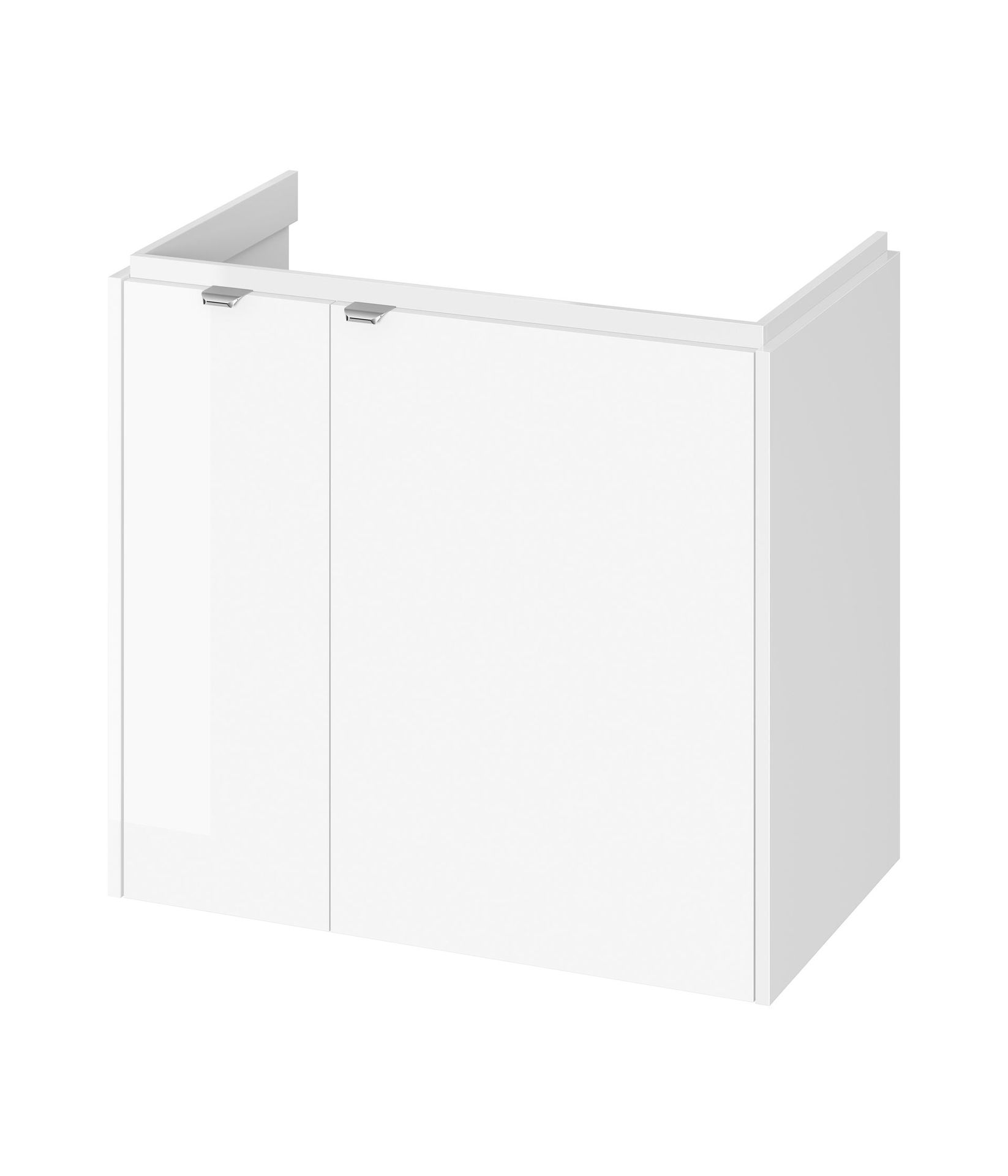 Szafka łazienkowa pod umywalkę Cersanit Ovida 80 cm biały połysk S1058-003 -Dsm